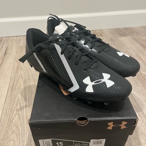 Under Armour 4D Foam Football Cleats Men’s Size 15 Black
